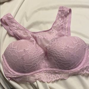 VS PINK Lace Bralette Size Small in Pink